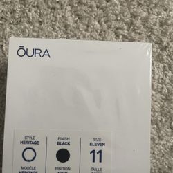 BRAND NEW Oura Ring 3 - Size 11 - Black - Heritage