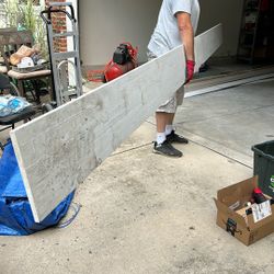 16 foot baseboard, trim, and shelving for closet