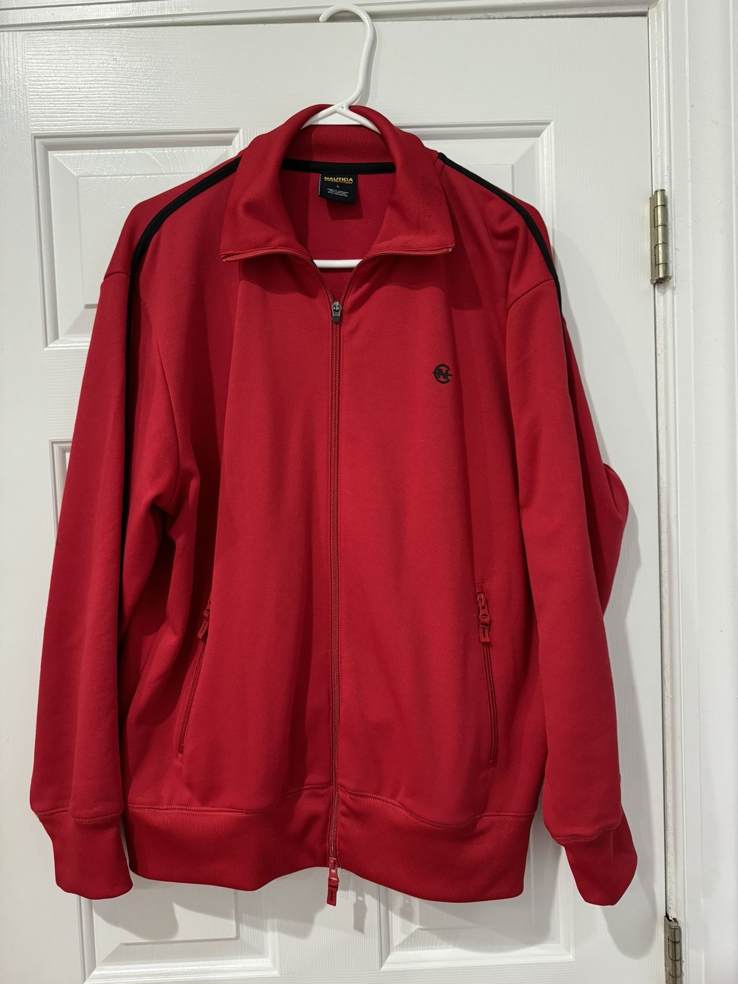 Men’s Vintage Náutica Red Sweater -Large