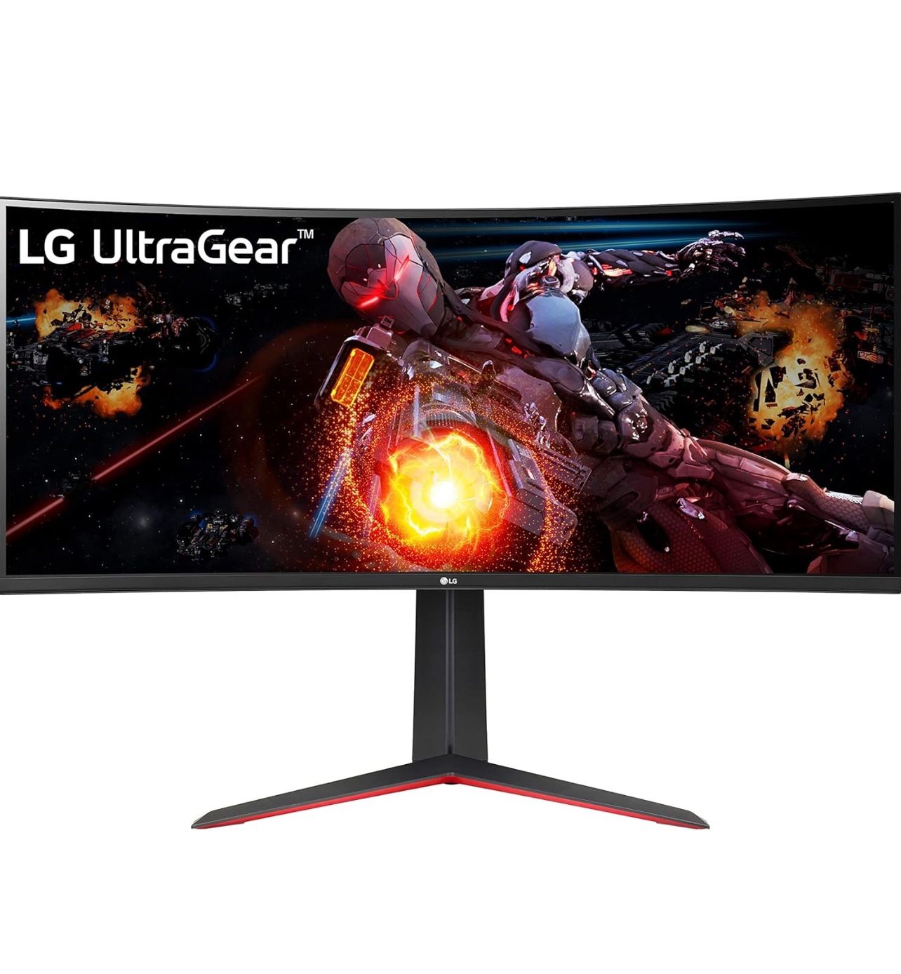 LG UltraGear QHD 34-Inch Curved Gaming Monitor 34GP63A-B, VA with HDR 10 Compatibility and AMD FreeSync Premium, 160Hz, Black