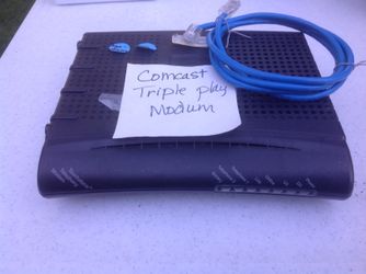 Comcast triple play modem .