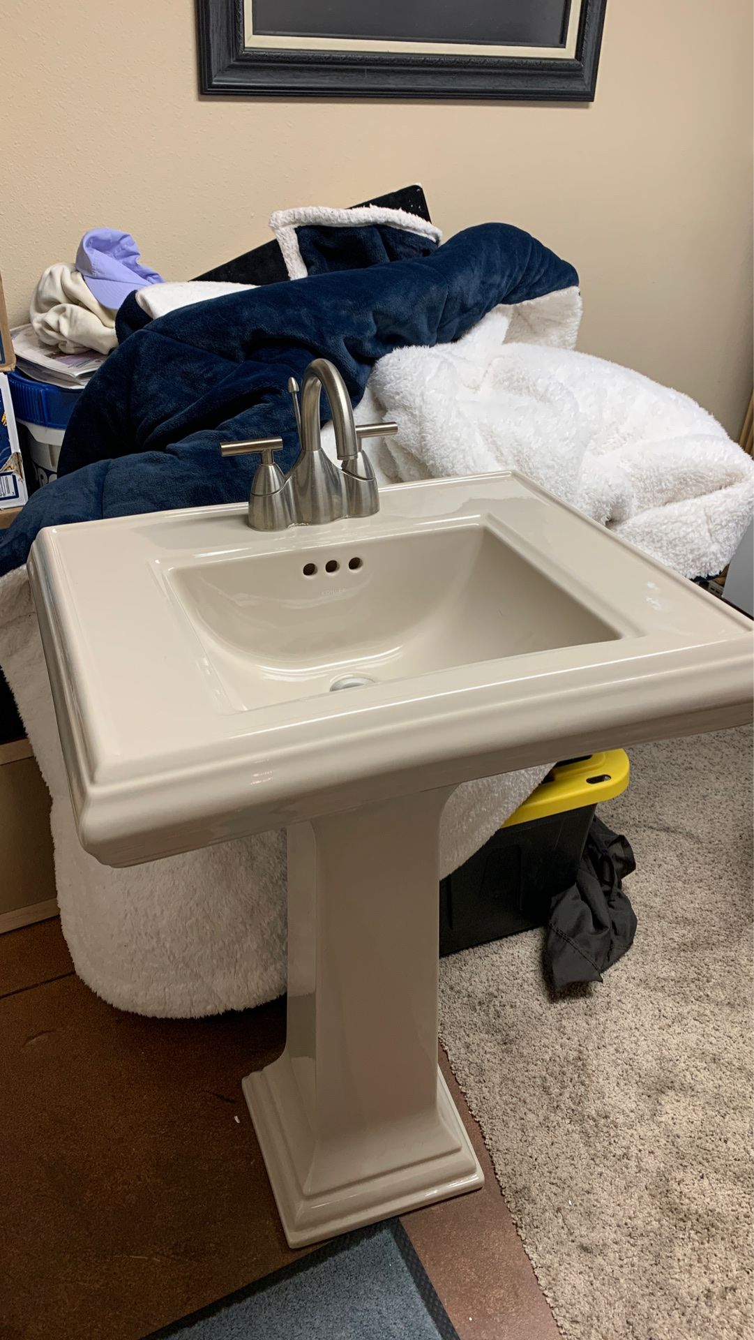 Koehler Pedestal Sink with faucet