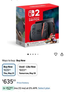 Nintendo Switch II w Mario Cart