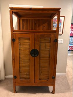Bamboo/wood cabinet