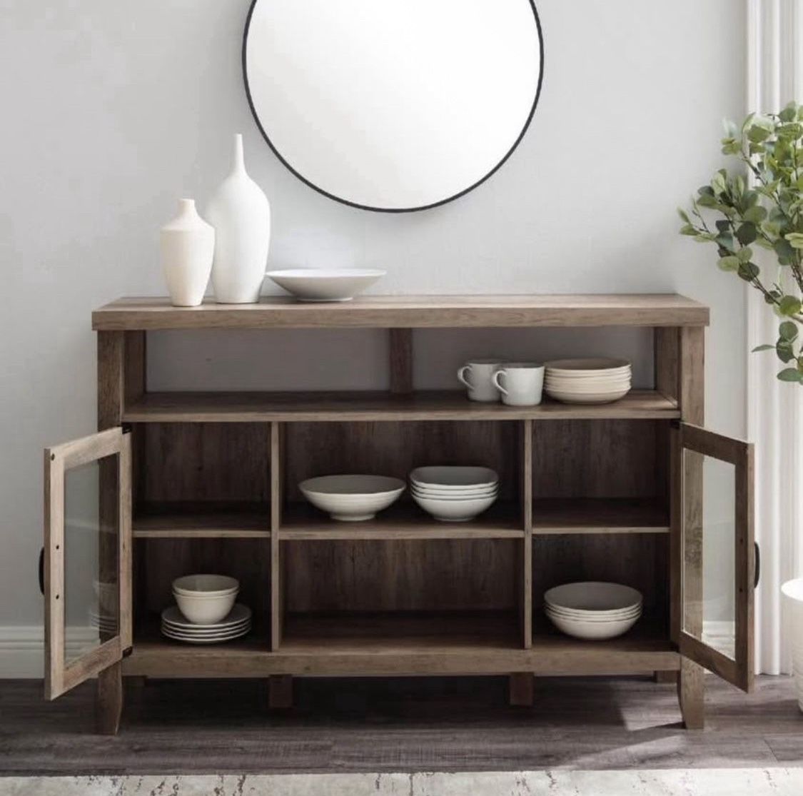 New Sideboard Buffet Server TV Stand Storage Console