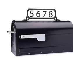 Architectural Mailboxes Manhattan Address Plaque Black @Z6-23