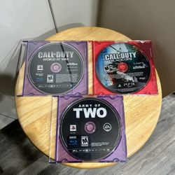 PS3 Game Bundle (3) Discs Only