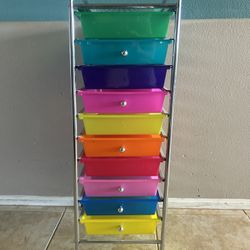 10-Drawer Rainbow Storage Cart - $20