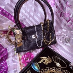 Vintage Pink Jewelry Some Sterling Some 18k Gp And Tons Of Signed Pieces