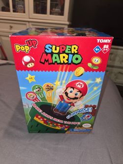 Super Mario Pop Up Toy Figurine Brand New