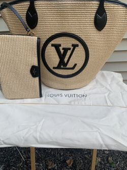 True-to-ORIGINAL] Louis Vuitton Saint Jacques Raffia Brown For