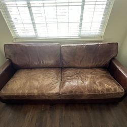 Leather Couch 