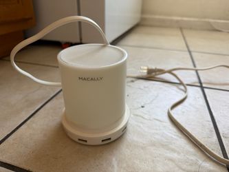 Macally LED Touch Lamp & 4-Port USB Charging Station