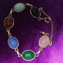 Vintage Scarab bracelet, 60-70's era