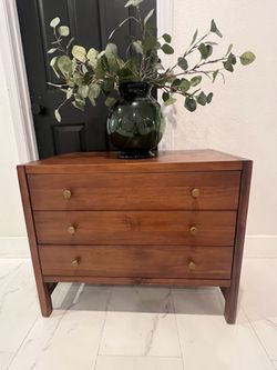 Brand new solid wood nightstand - mid century modern