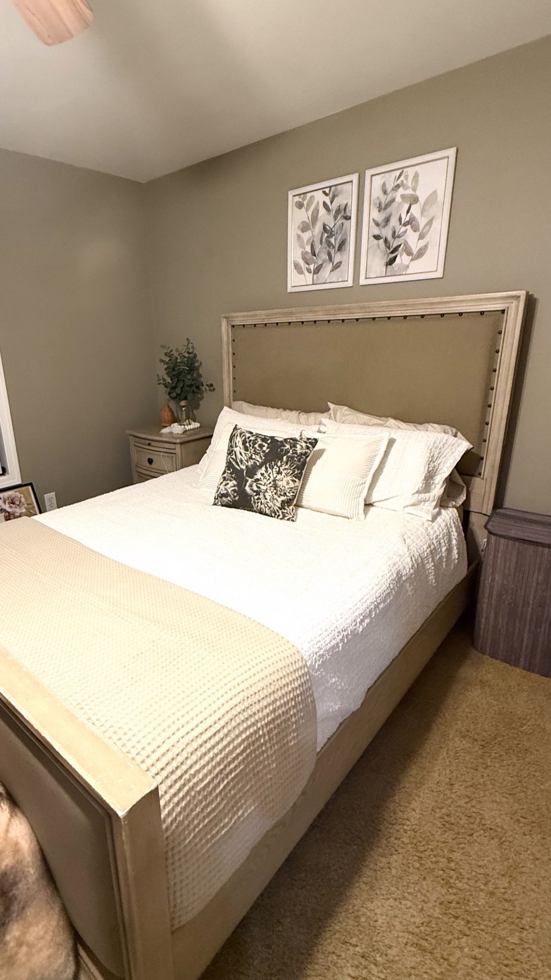 Ashley’s Queen Bed frame And Nightstand