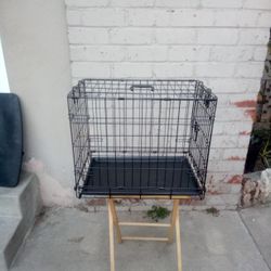 Small Dog Cage Or Cat Cage With Single Door & Compact Portable