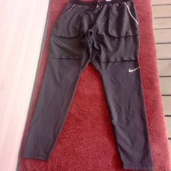 Nike Mens Flex Tech Utility Running Pants Slim Fit Large AJ7959-010 