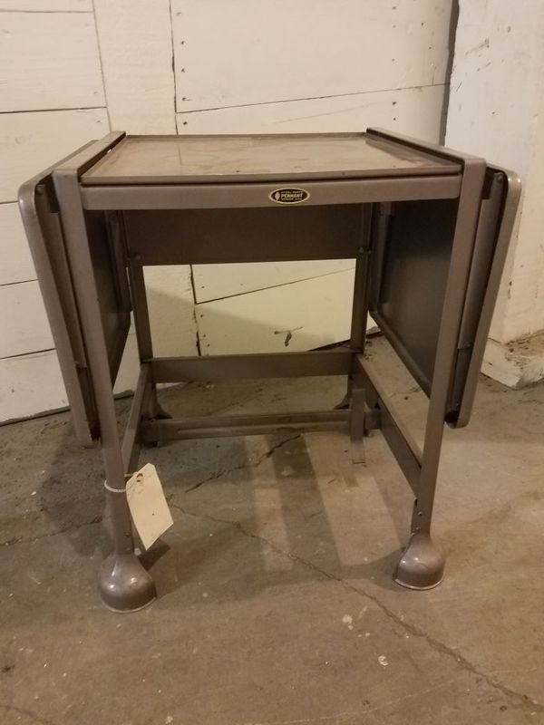 Vintage Pennant Steel Parts Desk Stand Typewriter Table For In Open In The Appcontinue To Mobile Website