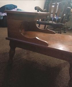 two tier end table
