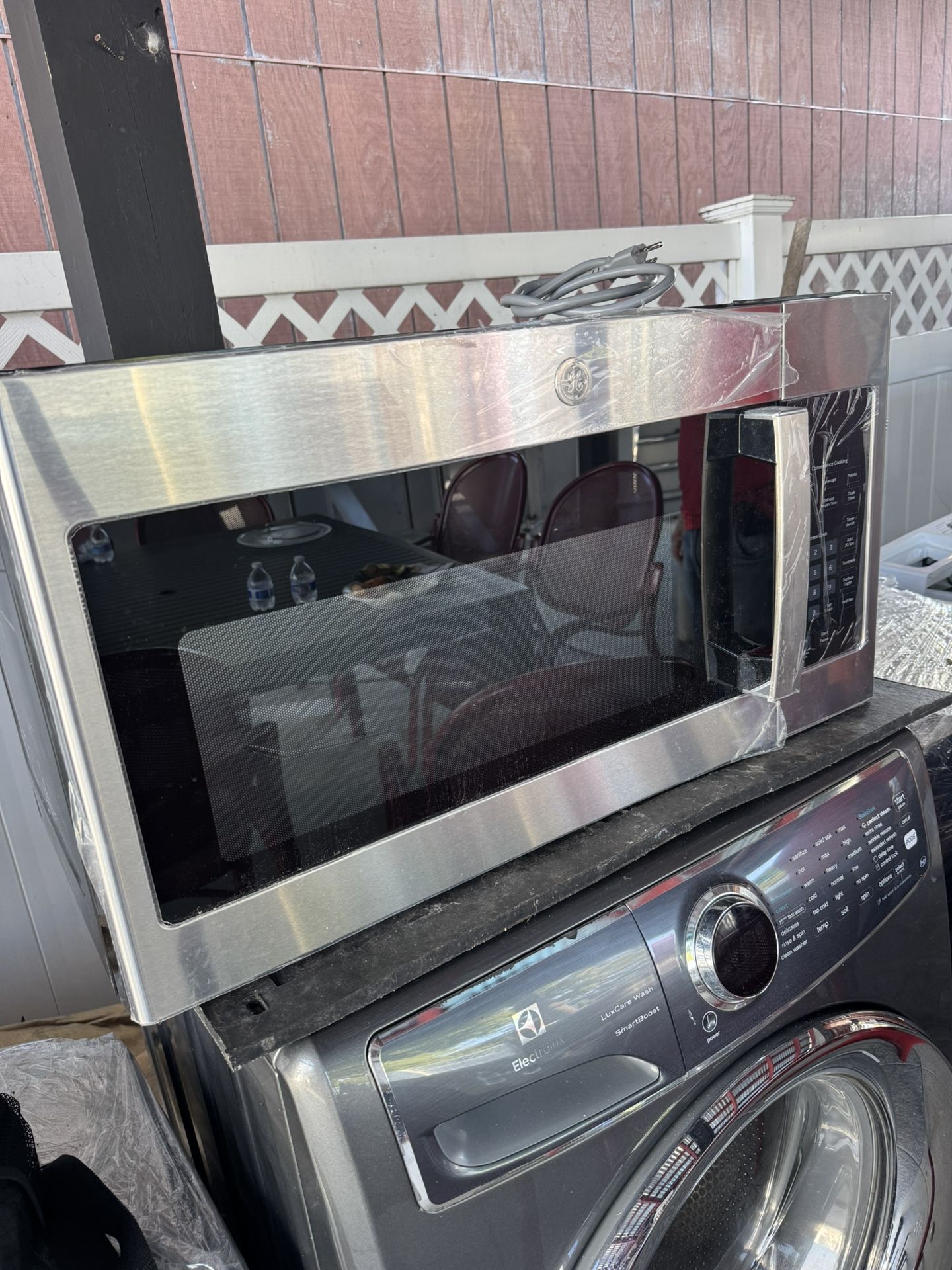 GE Microwave 30 inches Stainless Steel Brand New One Receipt For 90 Days Warranty