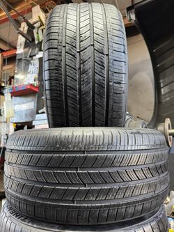 2 MICHELIN TIRES 225/40/18 FREE MOUNT AND BALANCE 