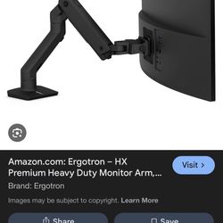Ergotron HX HD Heavy Duty Monitor Arm