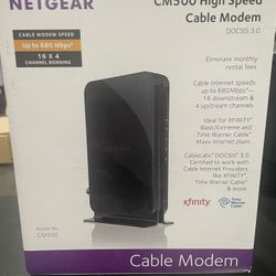 Netgear Modem and Router