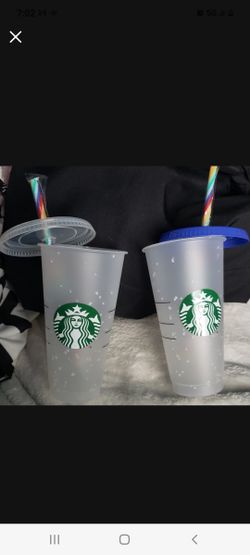 Confetti color changing cups