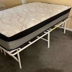 Full Size Spring Mattress And Frame