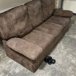 3 Seater Couch - In Suede Material