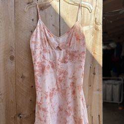 Abercrombie & Fitch Tie Dye Pink Dress 