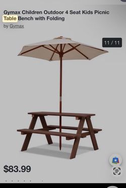 Picnic table for kids