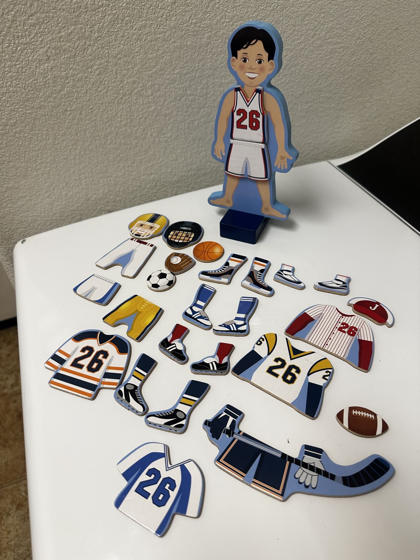 Melissa & Doug Magnetic Doll Jack Sports