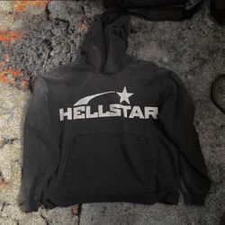 Hellstar Basic Logo Hoodie Black - Authentic 