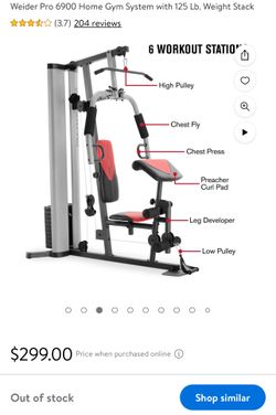 Weider Pro 6900 Home Gym Cable Machine for Sale in Mesa AZ OfferUp