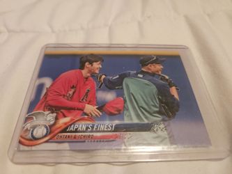 Topps Ohtani and Ichiro rc