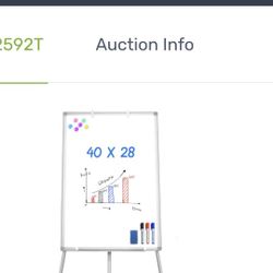 Standing White Board - Brand New
