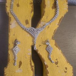 Sparkling Silver Jewelry Set