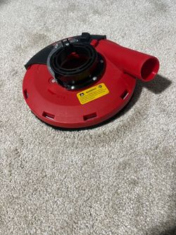 Dust shroud for 7” grinders
