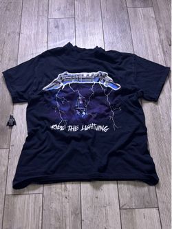 Metallica Ride The Lightning black t-shirt