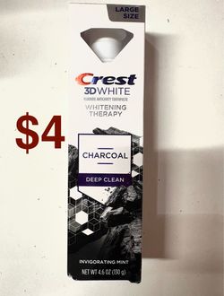 Crest 3D White Charcoal Deep Clean Toothpaste