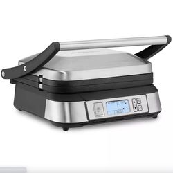 NEW Cuisinart GR-6FR Contact Smoke-Less Mode Griddler - SILVER- Sealed Package