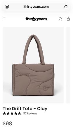 Thirty Years The Drift Tote – Clay