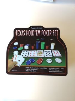 Texas Hold’em Poker set Reduced price $8 Reduced Price
