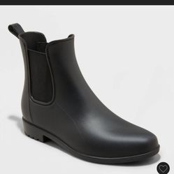 women's chelsea wide raining boots new