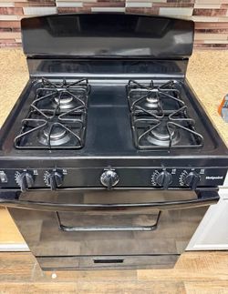 Black 4burner Gas Stove