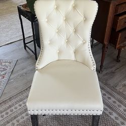 PU leather Dining Chairs With Pull Ring 