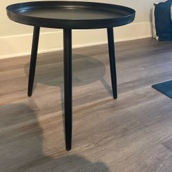 Black Side Table 