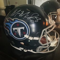 Marcus Mariota Autographed Tennessee Titans Authentic Full Size Helmet